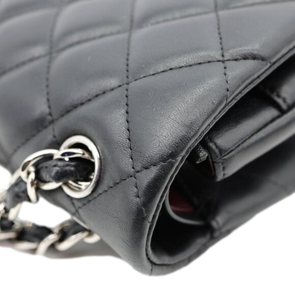 Chanel  Classic Double Flap Leather Shoulder Bag Black - Picture 8 of 14